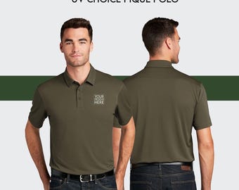 Custom Embroidered Logo Polo Shirt: Moisture Wicking, Snag-Resistant
