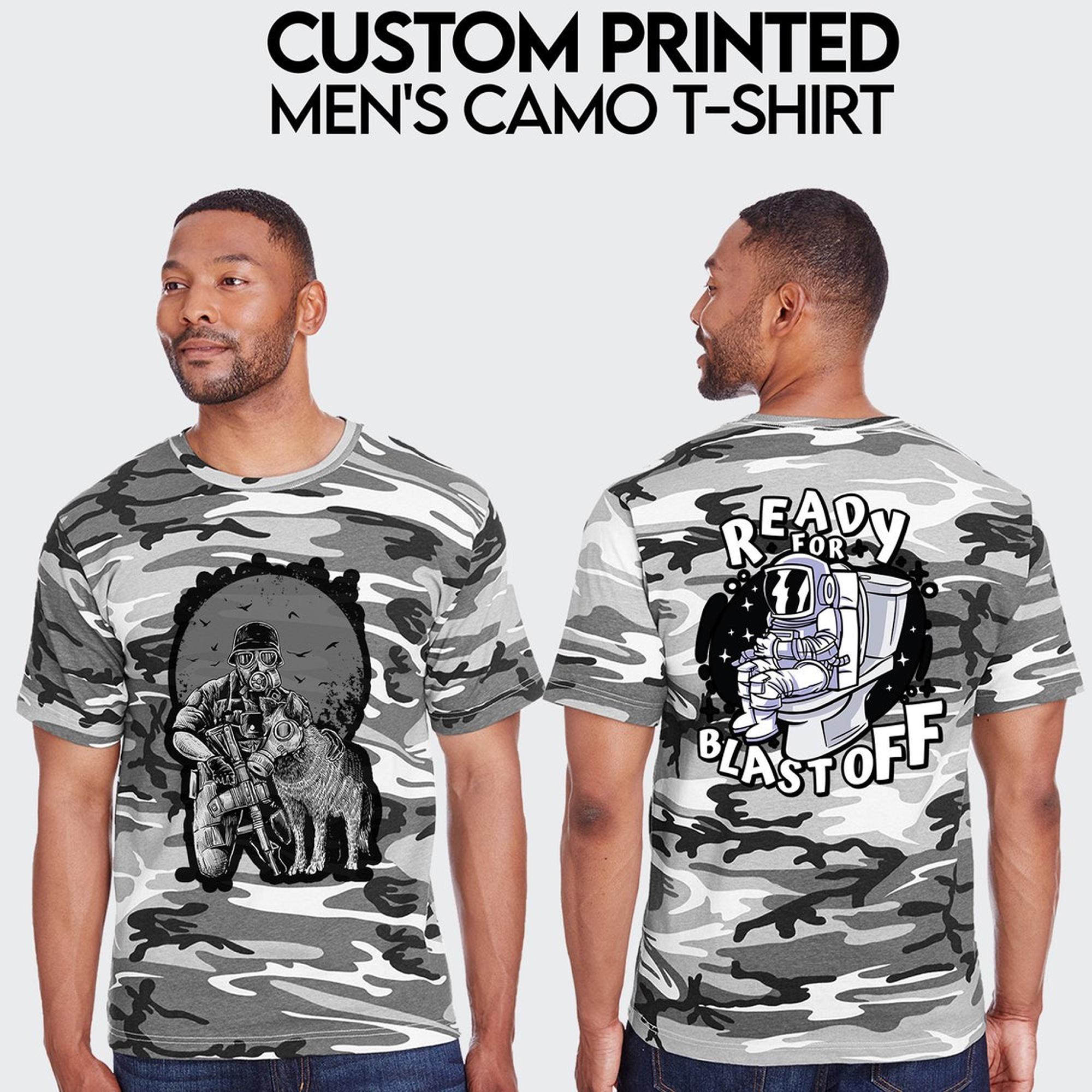 custom camo dri fit shirts