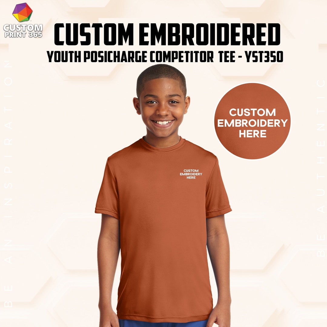 custom youth dri fit shirts