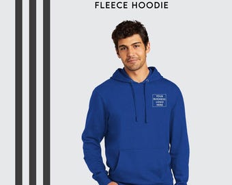 Custom Embroidered Hoodie Personalized Business Logo Hoodie Monogram Embroidery Logo Custom Hooded Sweatshirt Custom Design District® Hoodie