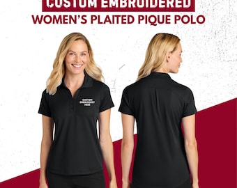 Custom Women's Polo Shirt, Business Logo Shirt, Embroidered Shirt, Golf Polo, Birthday Gifts