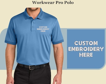 Custom Embroidered 100% Polyester Polo Shirt - Personalized Logo Design