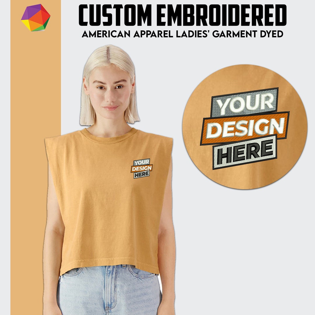 American Apparel® Custom Tank Top, Personalized Women's Muscle Tank ...