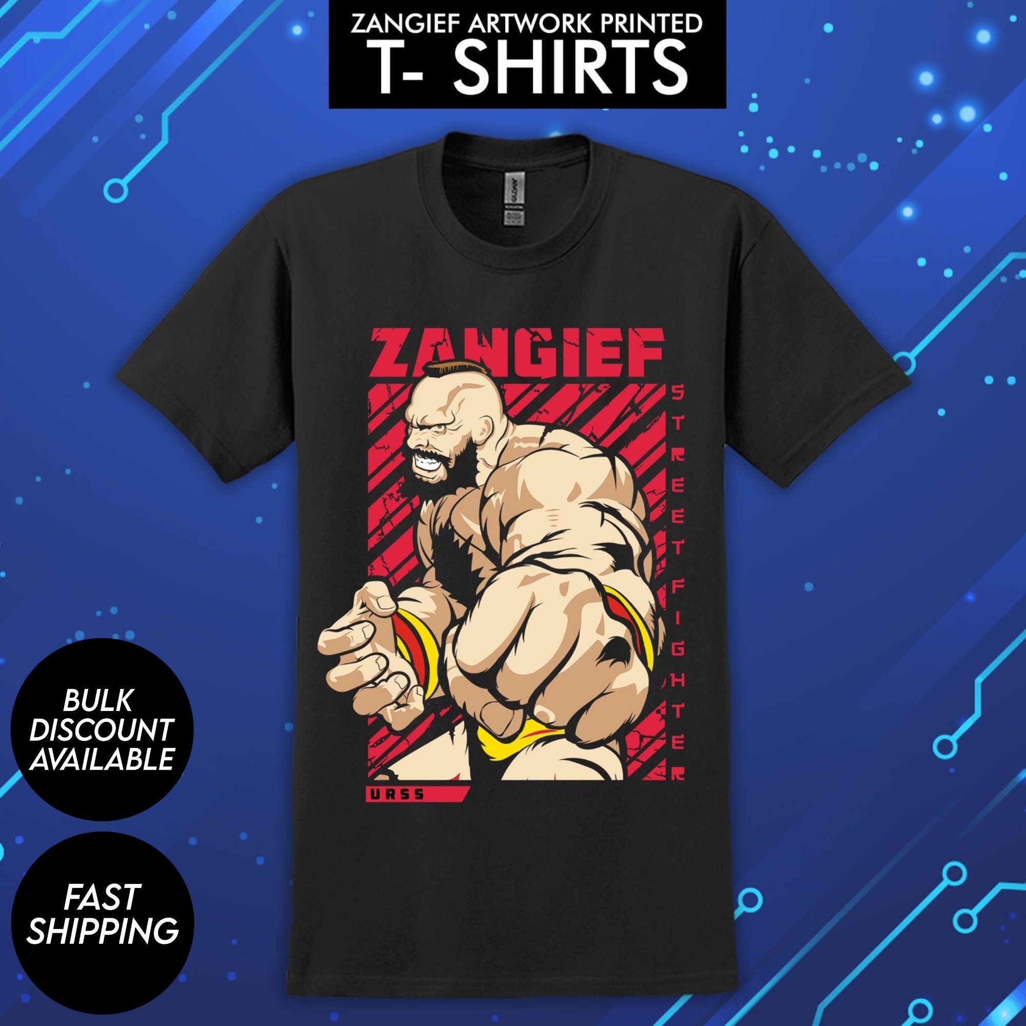 Zangief Street Fighter Design - Original Artwork - Street Fighter