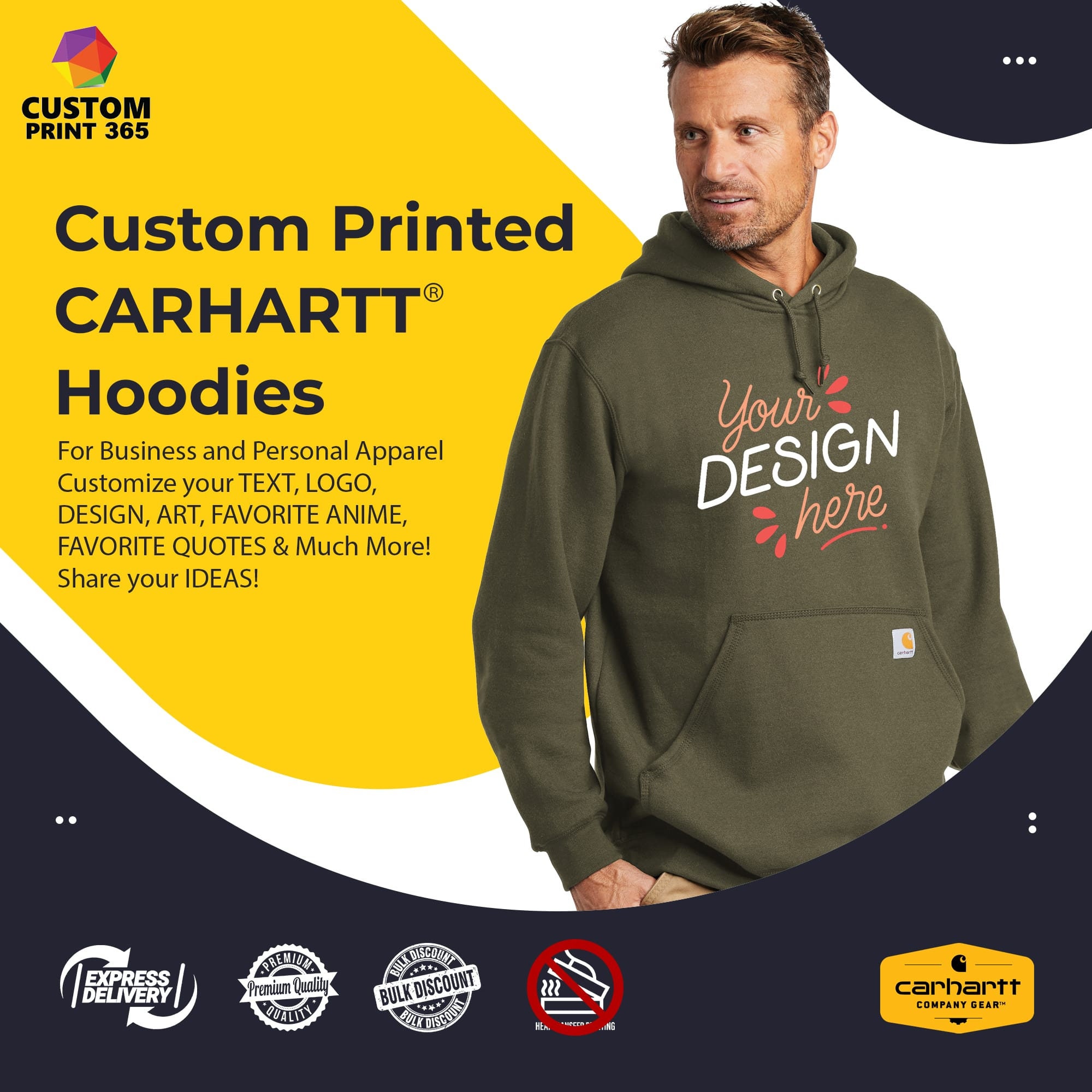 Business Logo Custom Men s Hoodie Design Your Hoodie Words on