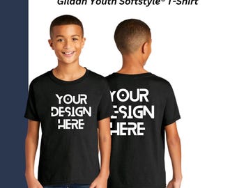 Custom Youth T-Shirt: 100% Cotton Soft Tee, Personalized Design