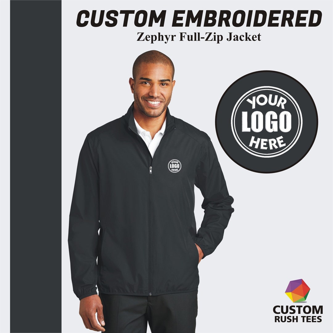 Port Authority® Custom Embroidered Men's Zephyr Fullzip Jacket