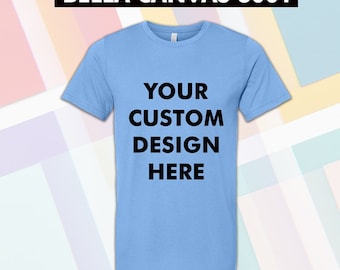 Custom Printed Bella+Canvas Unisex Jersey Tee: Personalized Design