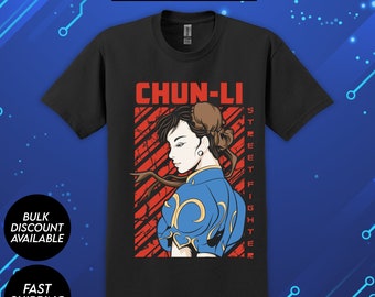 Chun Li T-Shirt: Retro Street Fighter Game Tee
