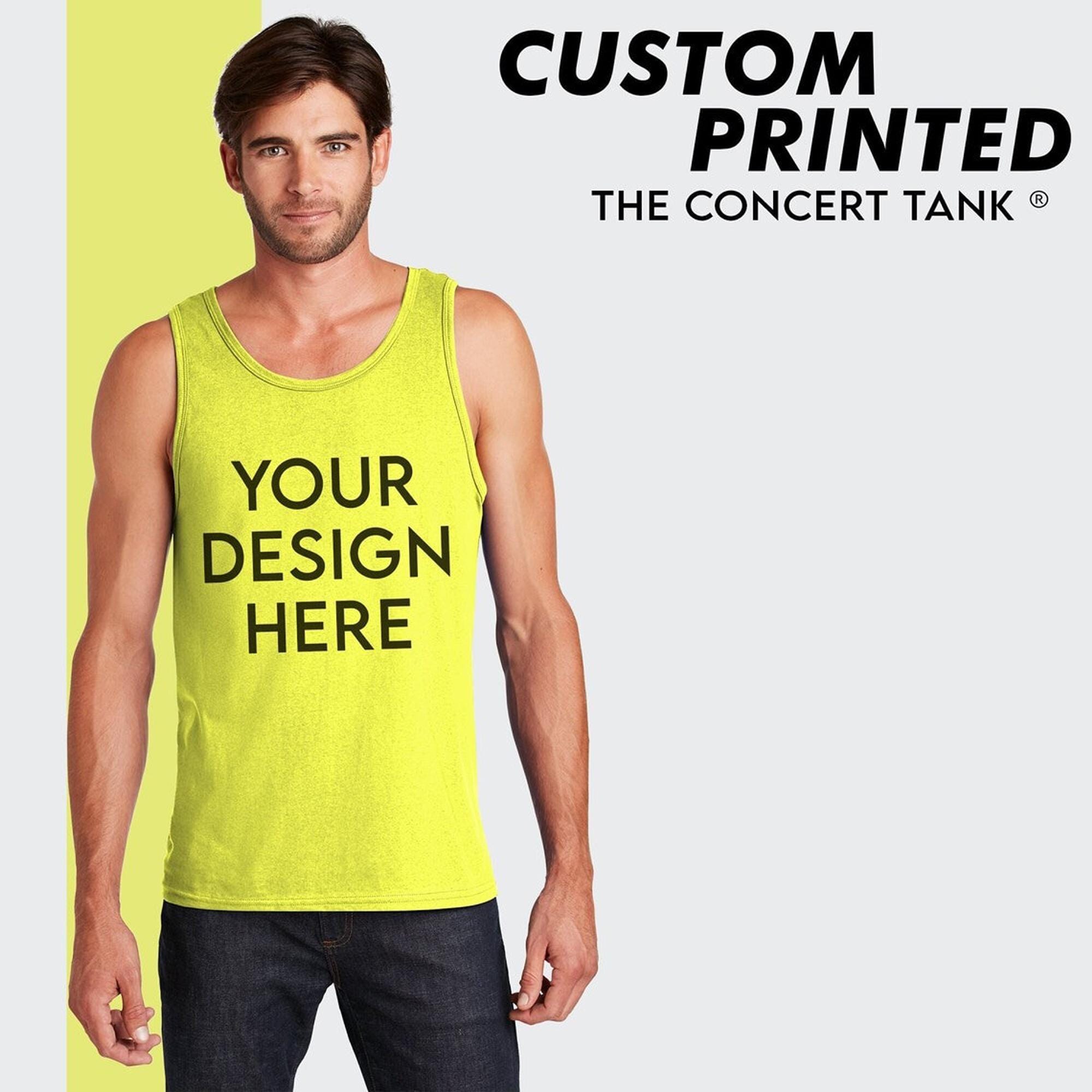 Custom Tank Top, Beach Tank Top, Workout Tank Tops, Personalized Tank Top, Customize Mens Tank Top, Gift for Boyfriend, District ®