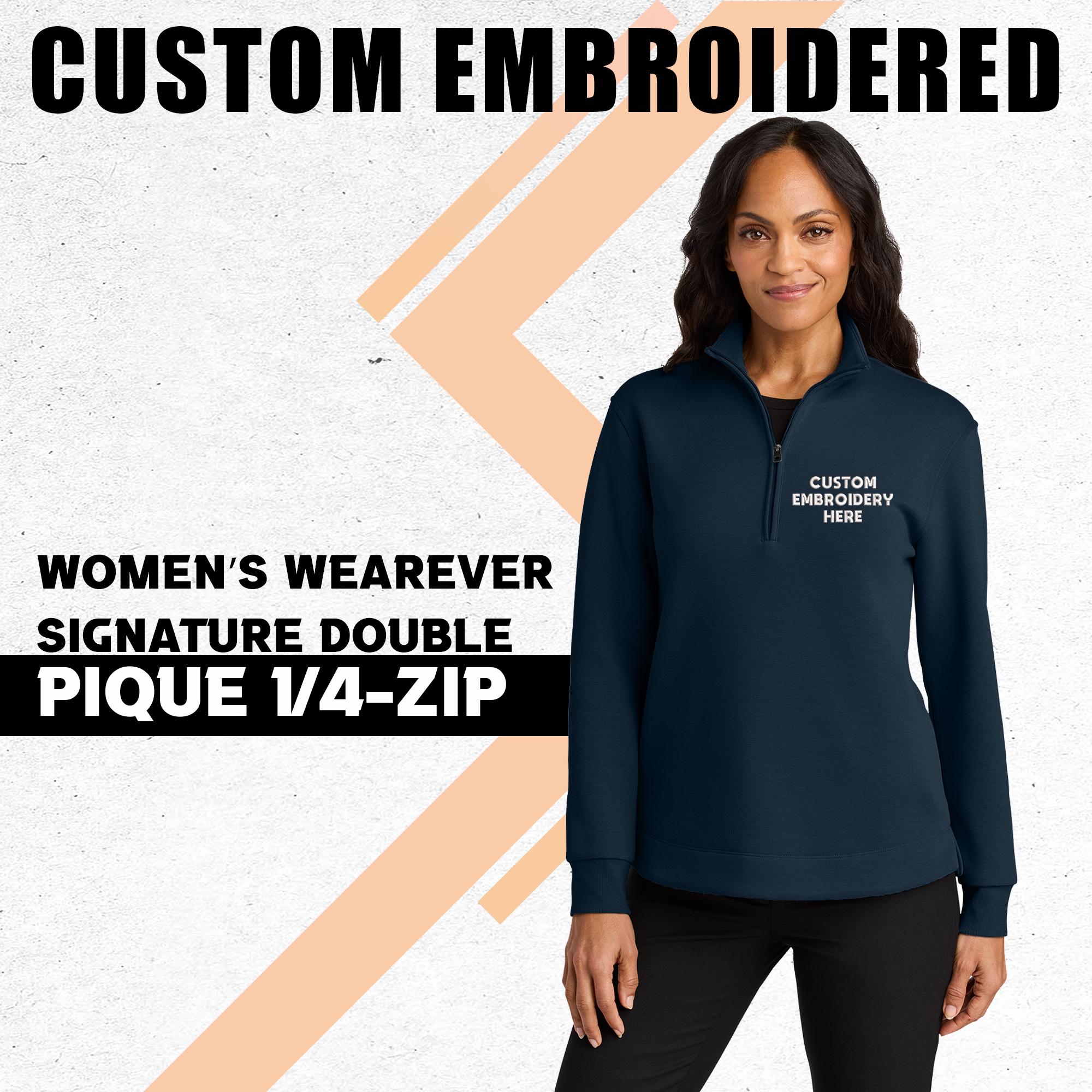 Custom Embroidered Women's 1/4 Zip Pullover - Port Authority