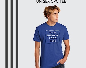 Custom Logo T-Shirt: Next Level Apparel Unisex CVC Tee