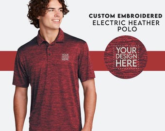 Custom Embroidered T Shirts Polo, Logo Embroidered Custom Polo Shirt for Mens Custom Logo Design, Business Polo, Embroidery Sport-Tek ® Tee