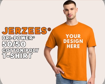Custom Printed T-Shirt: Personalized Design, 50/50 Cotton/Poly
