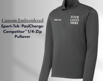 Sport-Tek® 1/4-Zip Pullover - Custom Embroidered Quarter Zip Sweatshirt
