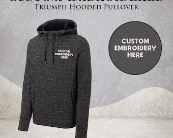 Custom Embroidered Hooded Pullover - Personalized Your Hoodie with Your Logo or Design