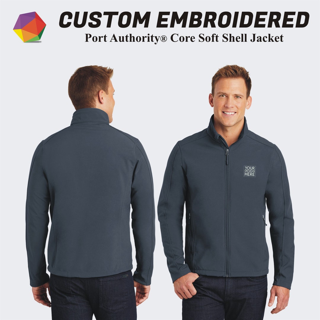 Custom Embroidered Jacket Customize Zip up Mens Jacket Personalized Embroidered Logo Polyester