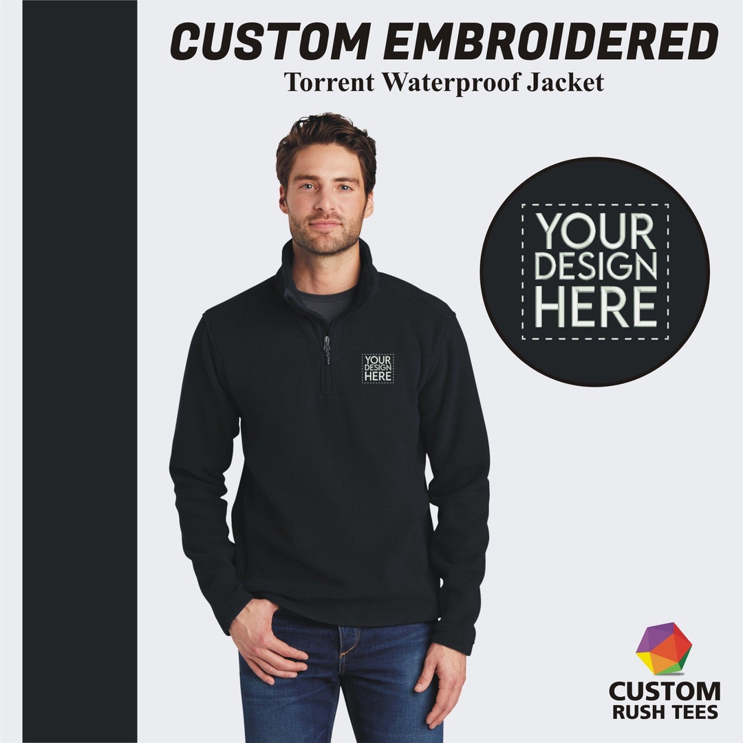 Custom Embroidered 1/4 Zip Custom Quarter Zip Men's Nurse Quarter Zip