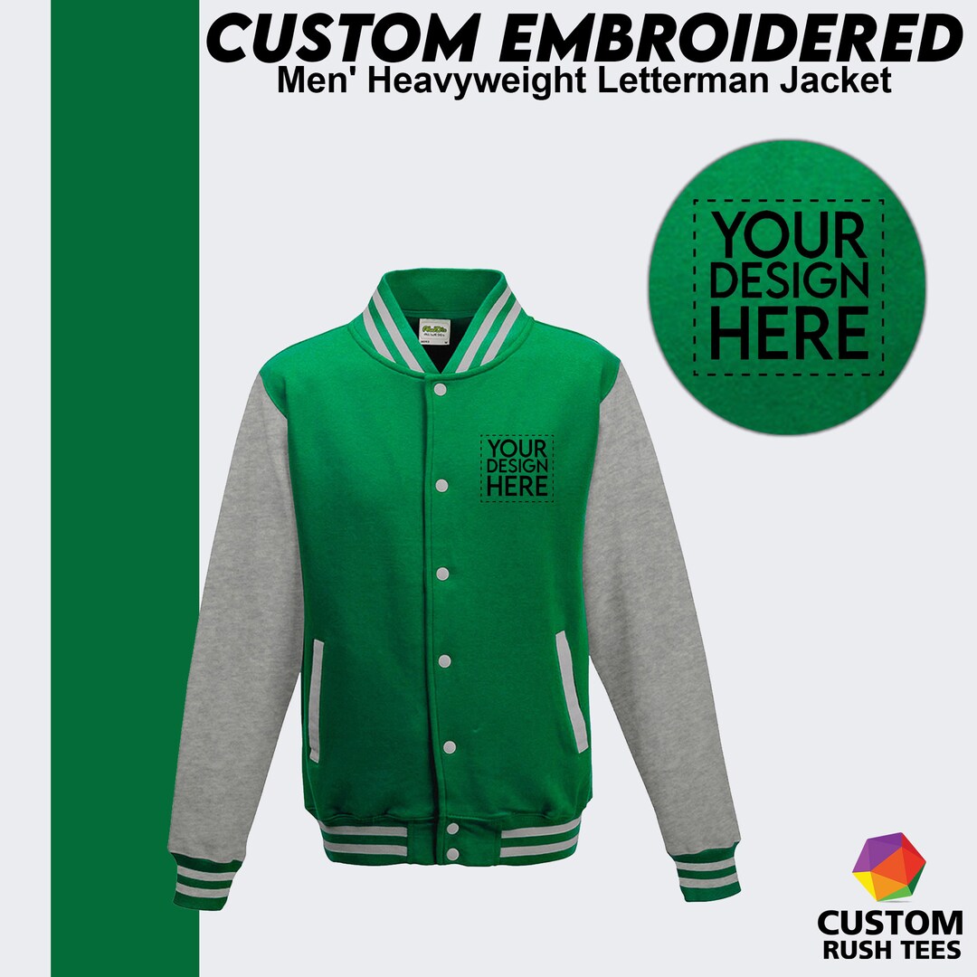 Custom Embroidered Jacket, Custom Varsity Jacket, Custom Letterman