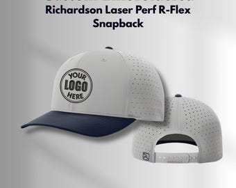 Richardson Mid Profile Laser-Perforated Baseball hat: Custom Embroidered Logo Pickleball Hat