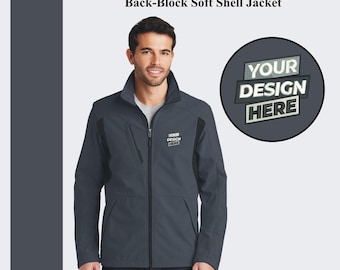 Custom Port Authority® Back-block Soft Shell Men's Jacket