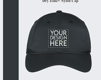 Custom Embroidered Sport-Tek Nylon Cap: Personalized Hat