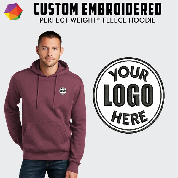 Custom Embroidered Hoodie, Custom Logo Hoodie, Custom Embroidery Logo Hoodie, Personalized Logo Hoodie Pullover, Custom Embroidery Gift