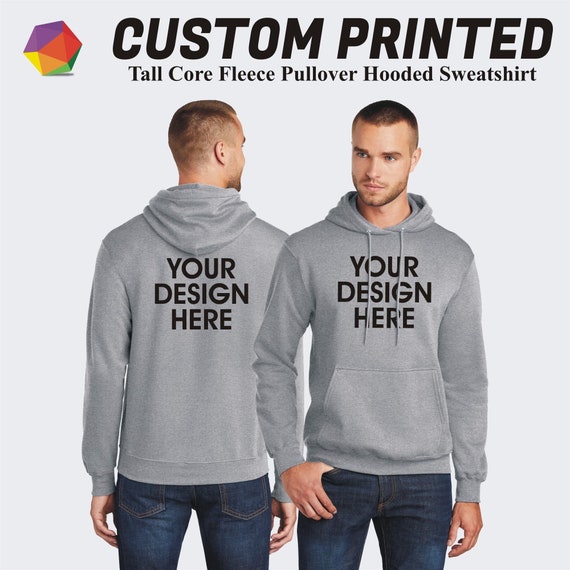Custom 2025 tall hoodies