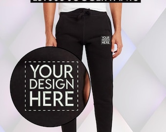 Custom Embroidered Jogger Sweatpants: Personalized Monogram Trousers