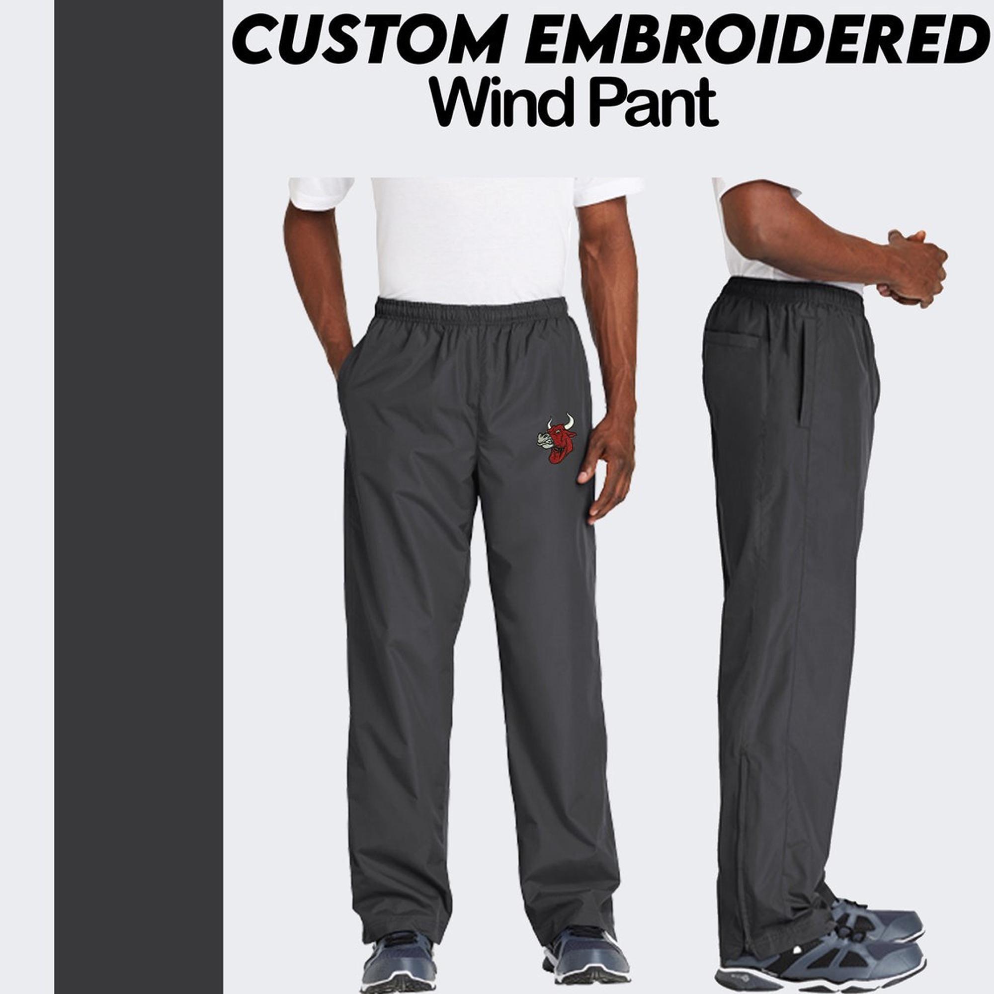 Custom Embroidered Sport-tek Wind Pant: Personalized Logo - Etsy