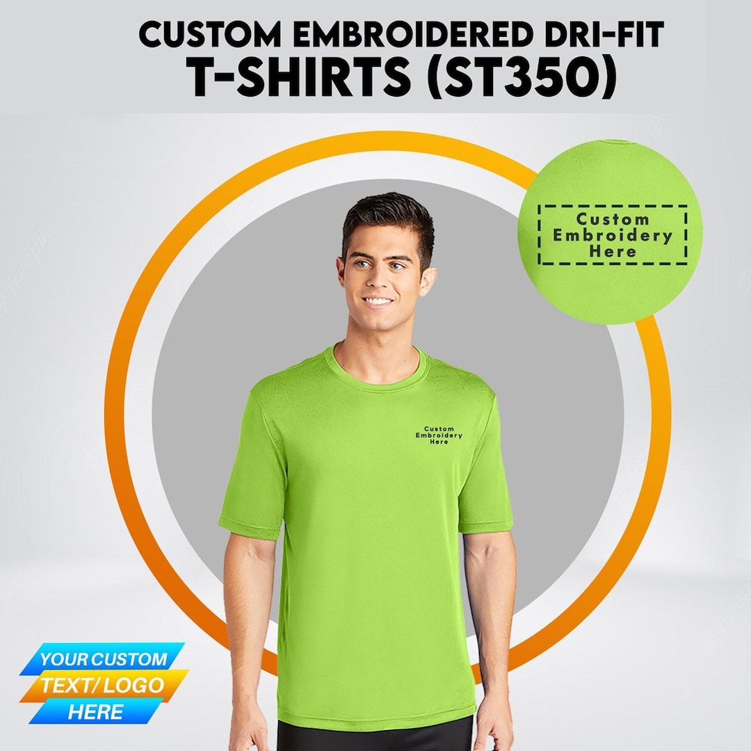 Polyester Custom Moisture Wicking Shirts No Minimum Custom