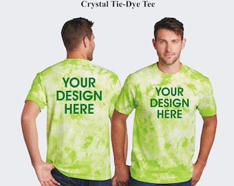 Custom Printed Tie Dye T-Shirt: Personalized Design