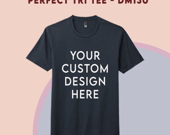 Custom District Tri-Blend T-Shirt: Personalized Design, Print On Demand