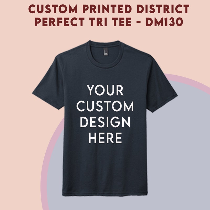 Custom Logo District Tshirt - Etsy