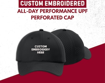 Custom Logo Performance Cap, Personalized Embroidered Hat, Custom Snapback Dad Hat, Your Own Text Hat, Custom Team Company Cap