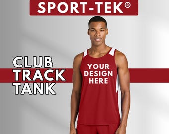 Custom Logo Tank Top, Design Your Own, Custom Front Back Printing, Personalized Dri Fit Tank