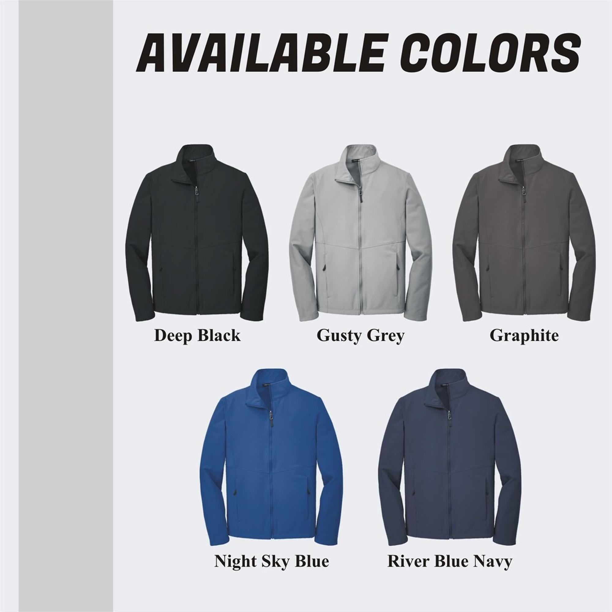 Custom Embroidered Soft Shell Jacket: Personalized Waterproof Outerwear ...