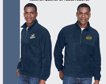 【関税&送料込】Etudes Sweatshirt With Logo Custom Embroidered 3/4-zip Monogram Quarter Zip Sweatshirt