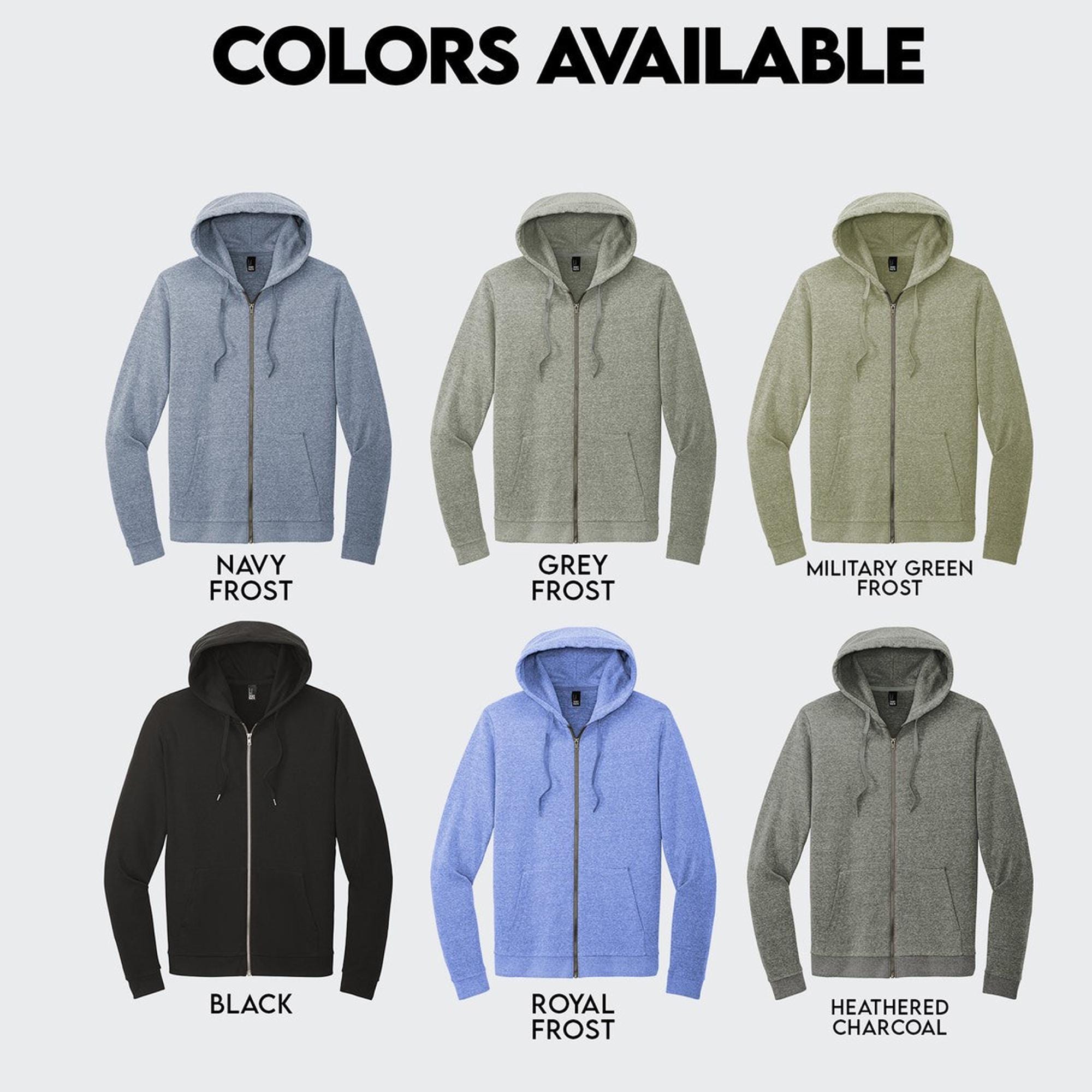 Custom Embroidered Zip up Hoodie Custom Zipper Hooded
