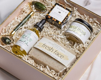 Gesichtspflege-Paket für Sie Gute Besserung Pflege-Paket für Frauen Aufmunterungs-Geschenk für beste Freundin Selbstpflege-Geschenk für Mama Bade- und Schönheitsgeschenk für Sie