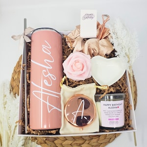 Coffret cadeau d'anniversaire pour femme Ensemble de soins pour femme Cadeau d'anniversaire de la meilleure amie Panier cadeau d'anniversaire de la meilleure amie Une pensée pour vous Coffret cadeau Guérison d'elle