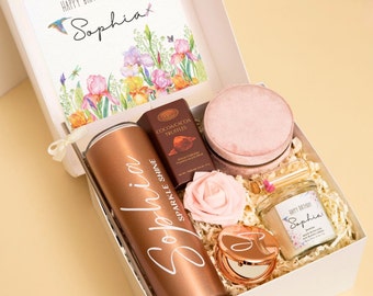 Her Birthday Gift Box Women Care Package Bestie Bday Present Best friend Birthday Gift Basket Thinking of You Gift Set Get Well Gifts Her
