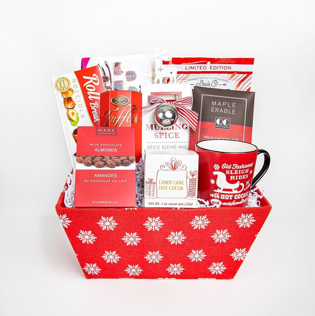 Family Christmas Gift Basket Christmas Present for Her Holiday Etsy