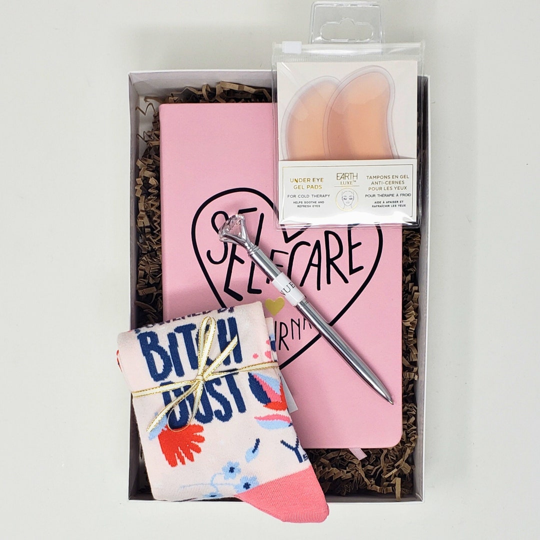 Self Care Gift Box Journal Writing Gift for Teacher Appreciation Gift