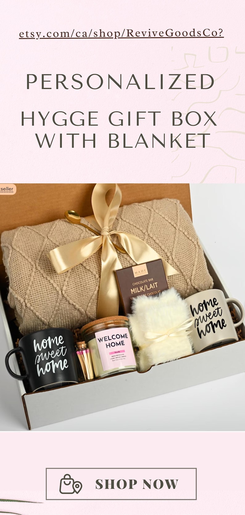 Realtor Closing Gift Basket New Home Gift For Couple Gift Box With Blanket Housewarming Gift For Family Corporate Holiday Gifts For Clients imagen 10
