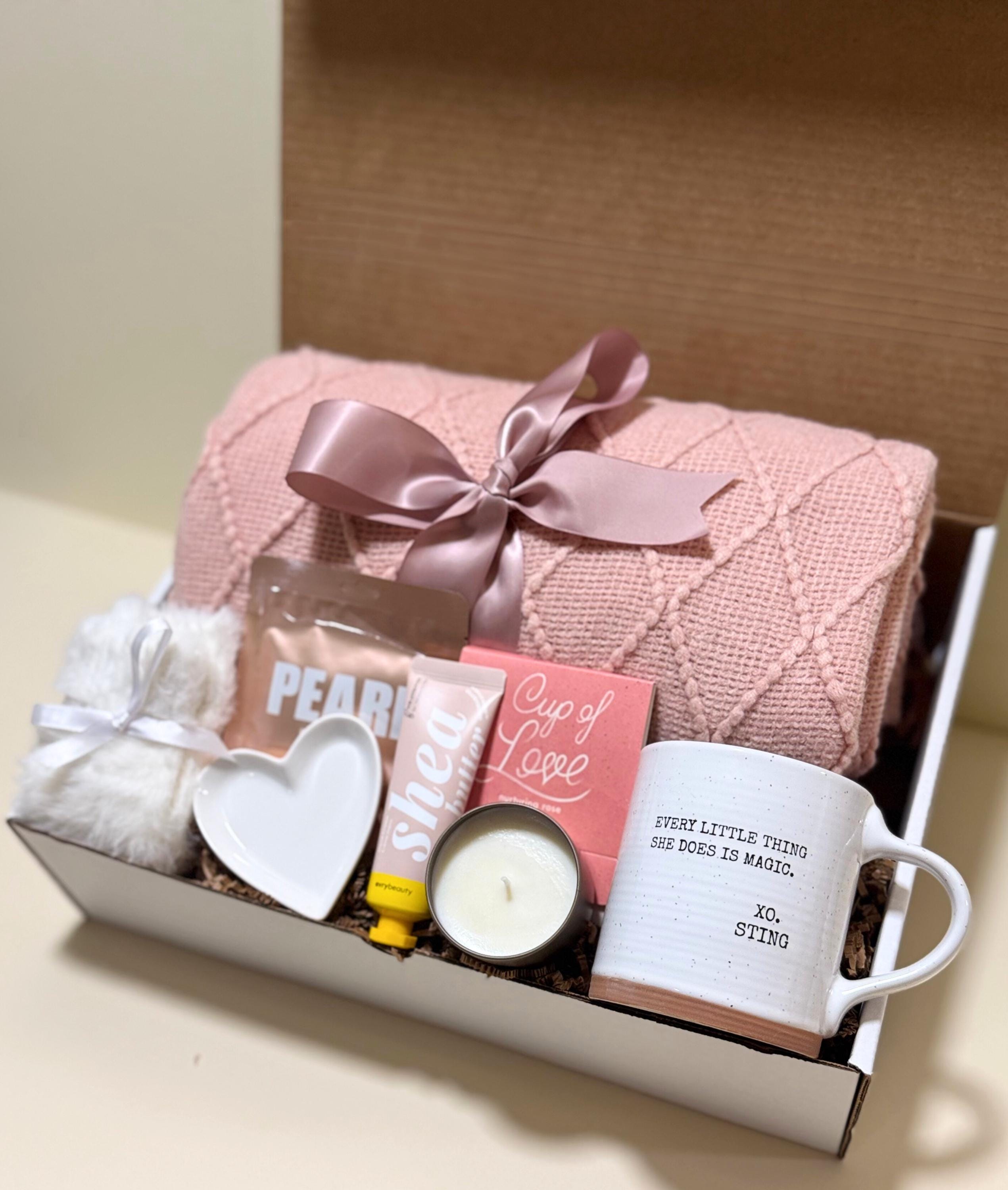 Birthday Gift Care Package for Friend Wellness Basket Pamper Bundle For Mom Gift Set Thinking Of You Gift Box Comfort Present Self Care Set