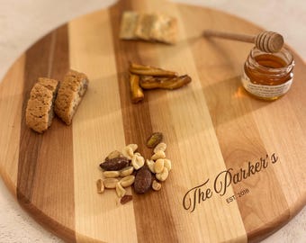 Unique Personalized Engagement Gifts Couple Engraved Cheese Board Wedding Present Newlyweds Gift Set Charcuterie Board New Home Owner Gift