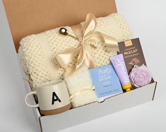 Personalized Hygge Gift Box Wellness Care Package Gift Idea Gift Basket Personalized Hygge Gift Her Self Care Gift Set Cozy Gift For Women