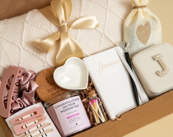 Engagement Gift For Couple Bride To Be Bride Gift Newly Engaged Gift Box Engagement Gift Personalized Wedding Gift Couple Anniversary Gifts