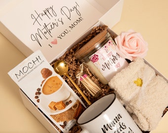 Coffee Gift Box Mom Care Package Mothers Day Gift From Daughter Thoughtful Mum Birthday Gift Mama Coffee Mug Personalized Cozy Gift Mom Day